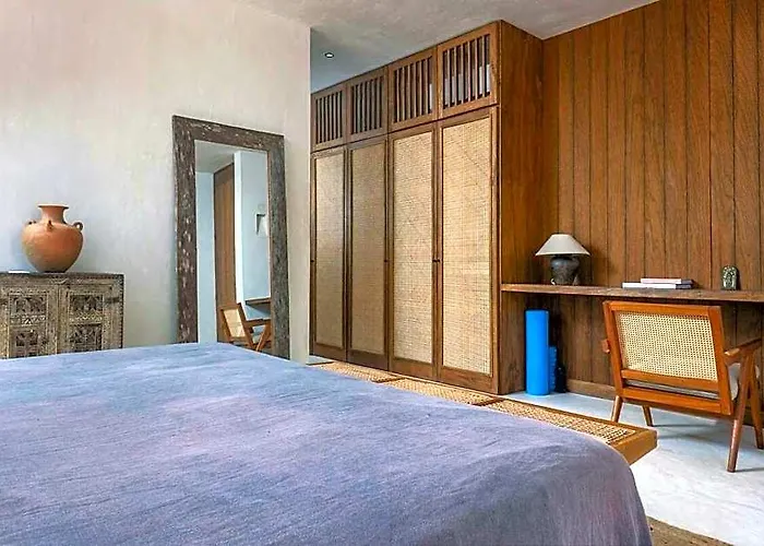 Boho 3br Organic Design Gated & Rooftop * Tulum